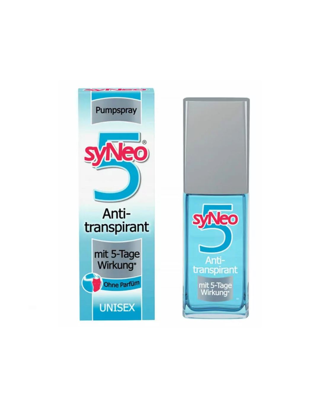5 dniowy antyperspirant w sprayu syNeo 5 UNISEX, VEGAN, 30 ml, 1 szt.
