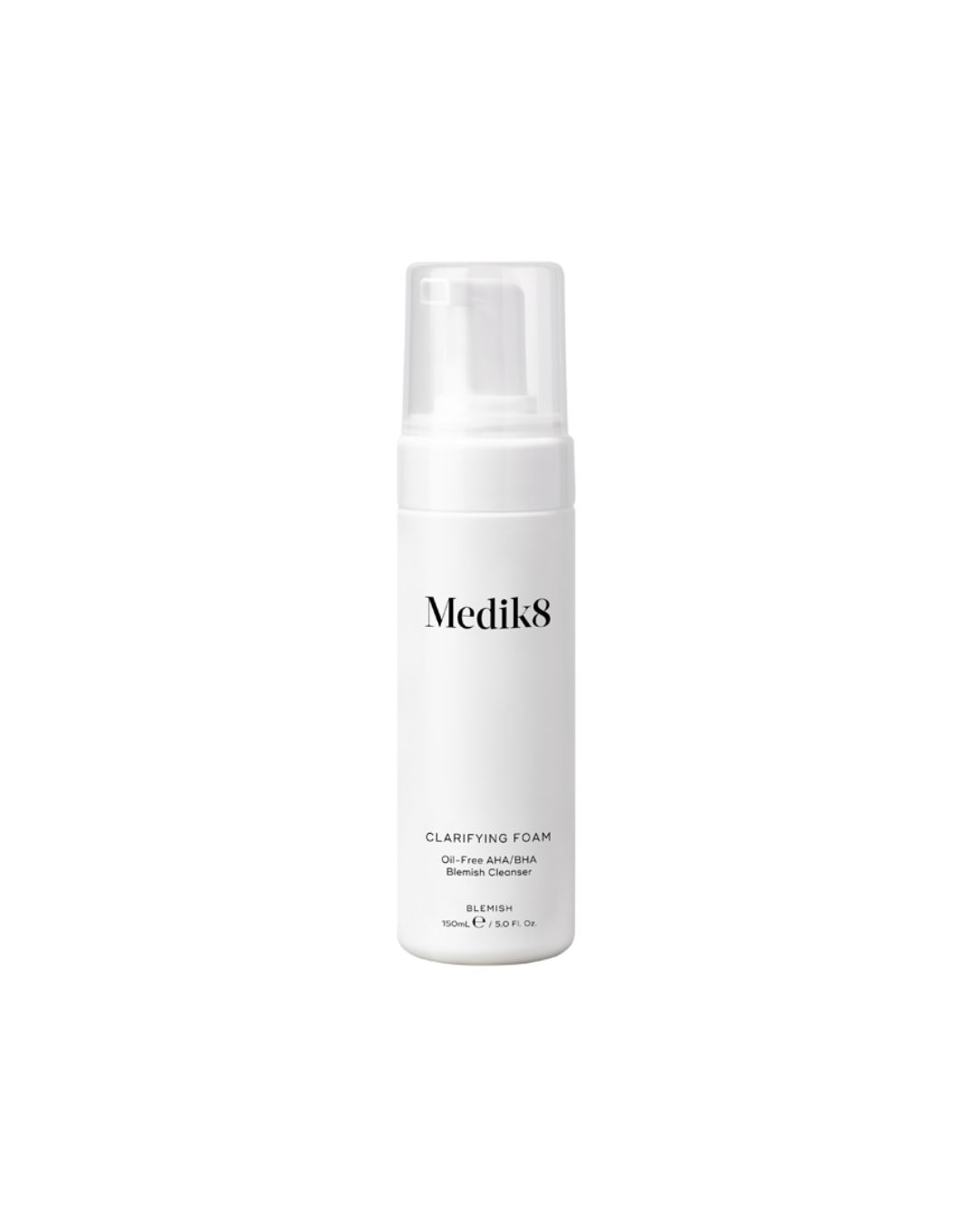 Medik8 Clarifying Foam™ – bezolejowa pianka oczyszczająca z kwasami AHABHA 150 ml