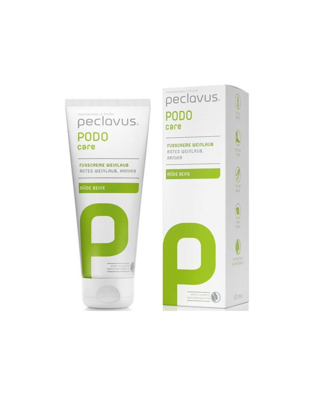 Peclavus PODOcare Fusscreme Weinlaub – krem do stóp z ekstraktem z liści winorośli 100 ml