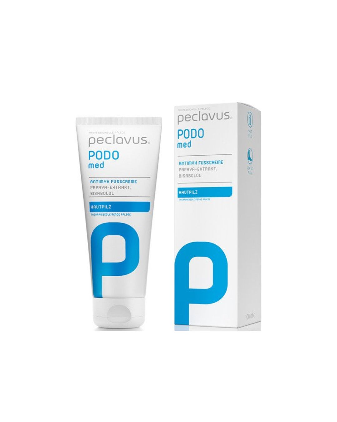 Peclavus PODOmed AntiMYX Fußcreme – przeciwgrzybiczy krem do stóp z papainą 100 ml