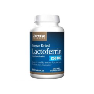 Jarrow Formulas Lactoferrin 250 mg – suplement diety z liofilizowaną laktoferyną, 60 kapsułek
