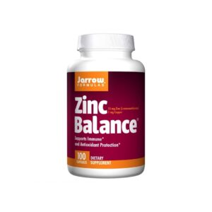 Jarrow Formulas Zinc Balance – suplement diety z cynkiem i miedzią, 100 kapsułek