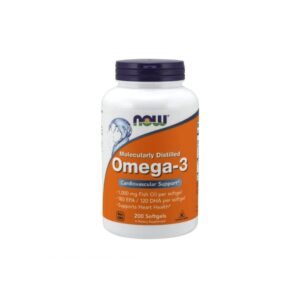 NOW Foods Omega-3 1000 mg, 200 kapsułek żelowych