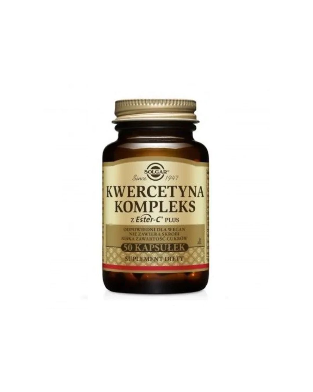 Solgar Kwercetyna Kompleks z Ester-C® Plus – suplement diety, 50 kapsułek