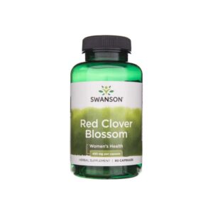 Swanson Red Clover Blossom 430 mg – suplement diety z ekstraktem z czerwonej koniczyny, 90 kapsułek