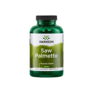 Swanson Saw Palmetto 540 mg – suplement diety z owocami palmy sabałowej, 250 kapsułek