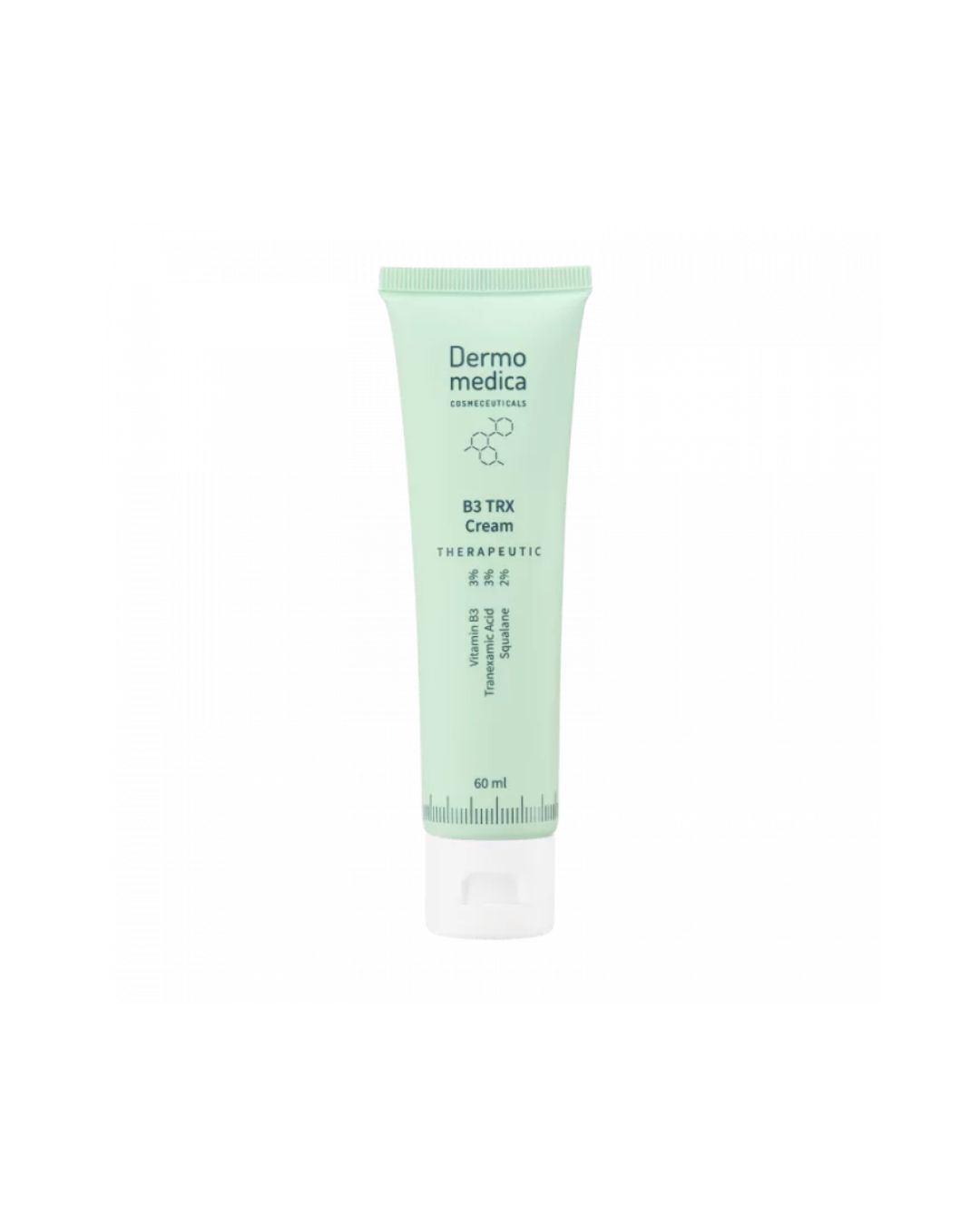 Dermomedica B3 TRX Cream to krem naprawczo-rozjaśniający z niacynamidem, kwasem traneksamowym i skwalanem o pojemności 60 ml
