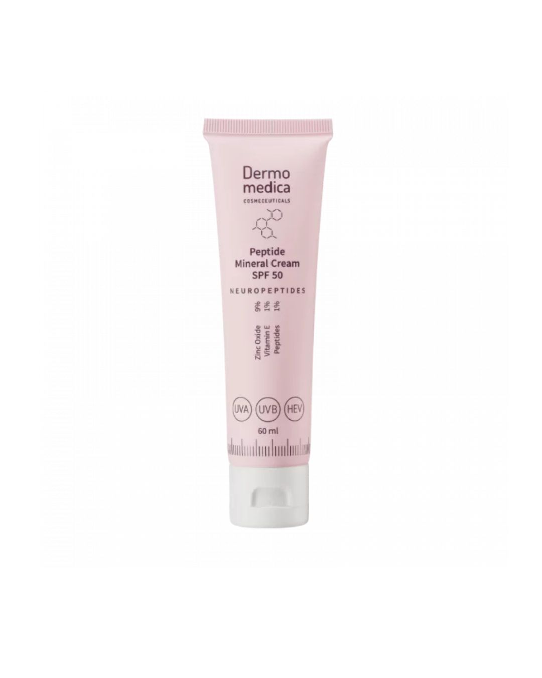 Dermomedica Peptide Mineral Cream SPF 50 – Peptydowy krem z wysoką ochroną mineralną SPF 50 60 ml.