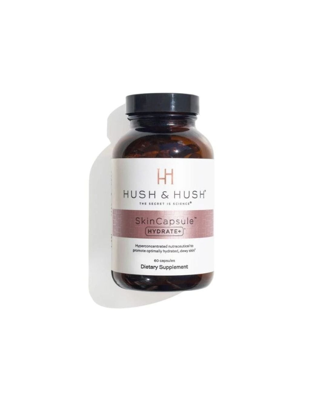 HUSH & HUSH SkinCapsule™ HYDRATE+ – suplement diety wspierający nawilżenie i wygładzenie skóry