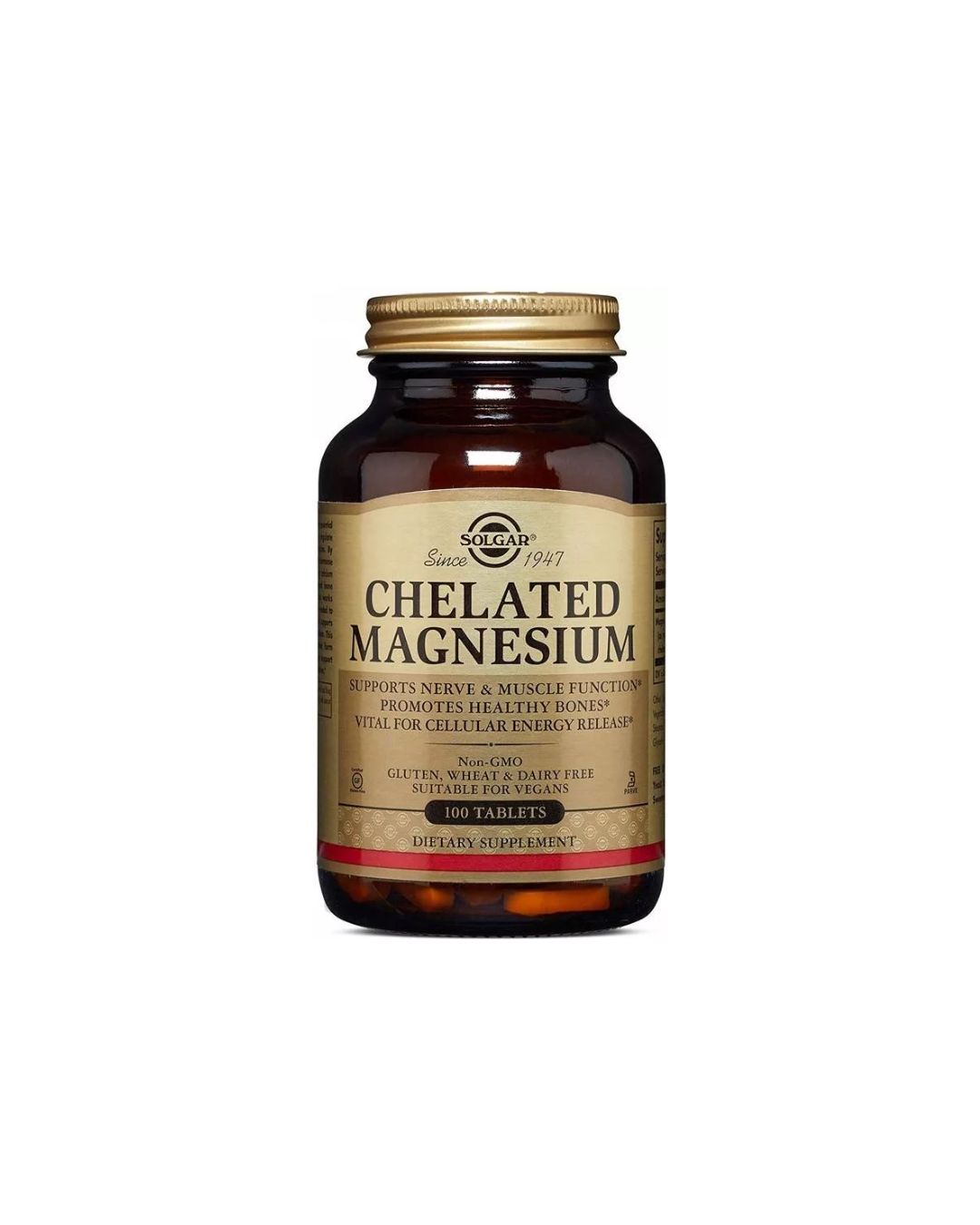 Solgar Chelated Magnesium – 100 tabletek