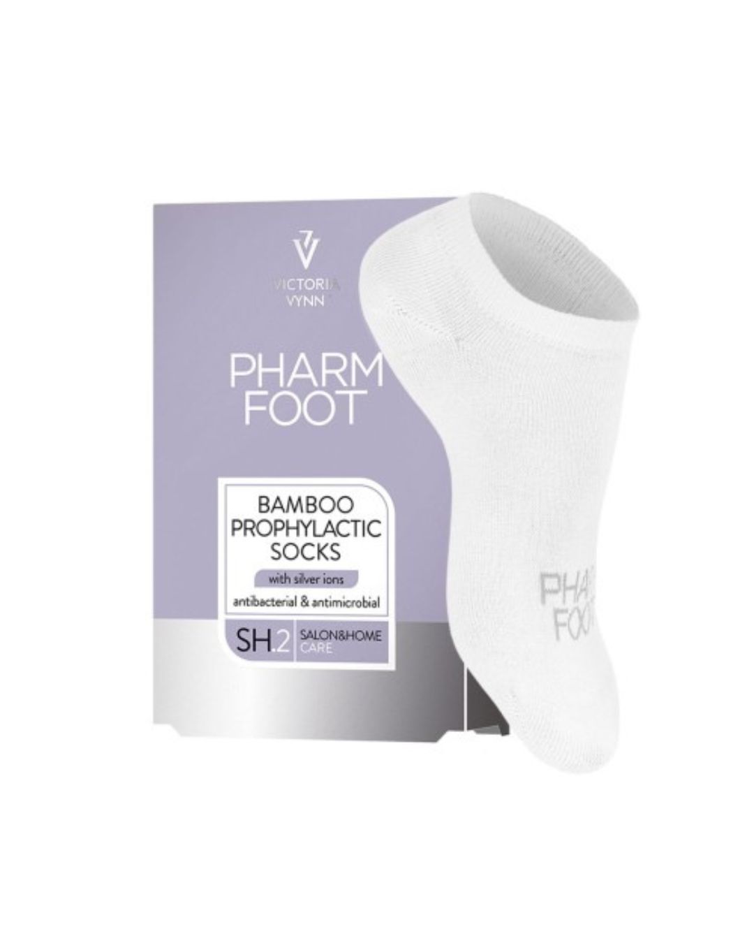 Pharm Foot bambusowe skarpetki profilaktyczne z jonami srebra, rozmiar 35–38